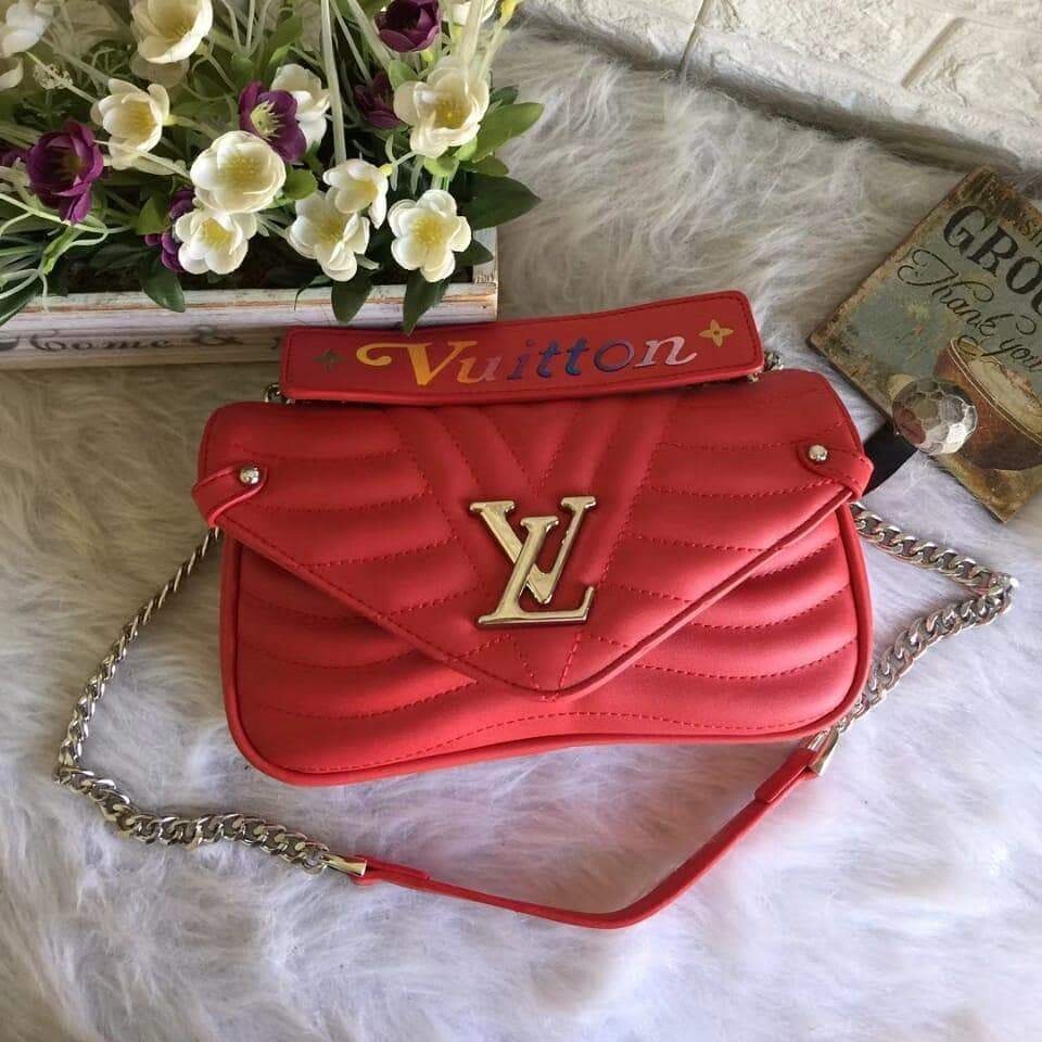 LV Wave Red Colour Sling Bag