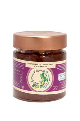 Composta bio di cipolla rossa e bergamotto