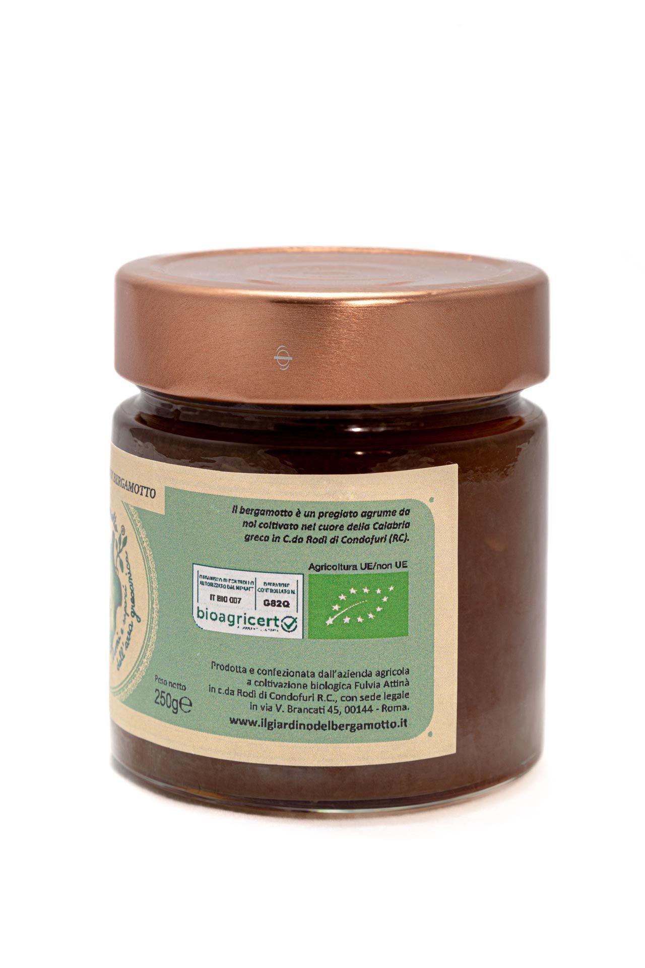 Marmellata bio di Bergamotto
