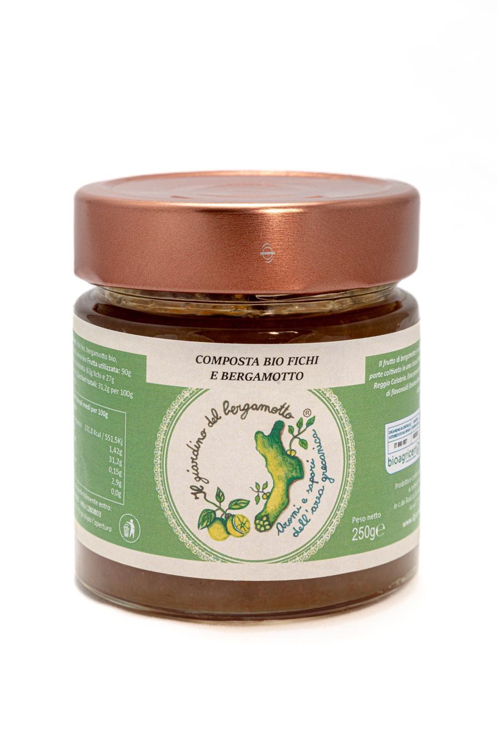 Composta bio fichi e  bergamotto