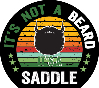 Beard Saddle Sticker