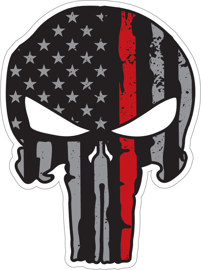 Punisher Redline Sticker