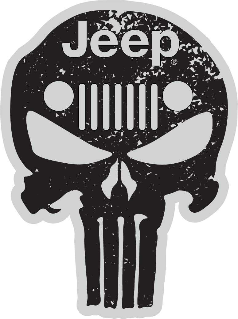Punisher Jeep Sticker