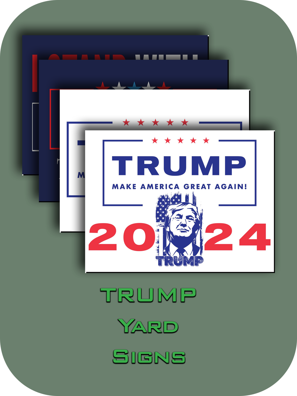 Good Rump Signs TRUMP Yard Signs