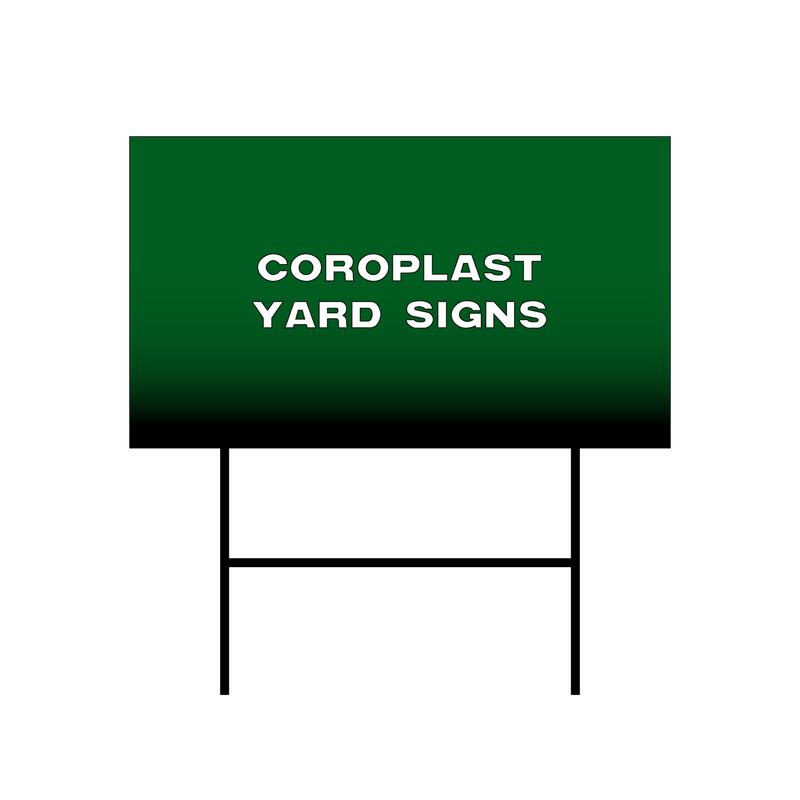 Coroplast Yard Signs