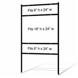 18" X 24" X 41.5" B-FRAME B-24 RIDER TOP & BOTTOM BOLT IN