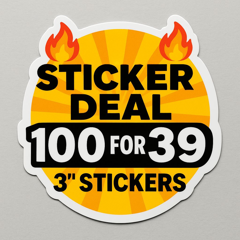 LIMITED TIME OFFER Sticker Deal!