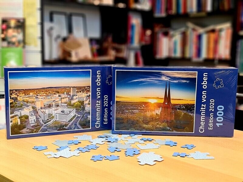 Chemnitz von oben Puzzle 2020 - Stadtmotiv Chemnitz von oben Puzzle 2020 - Stadtmotiv