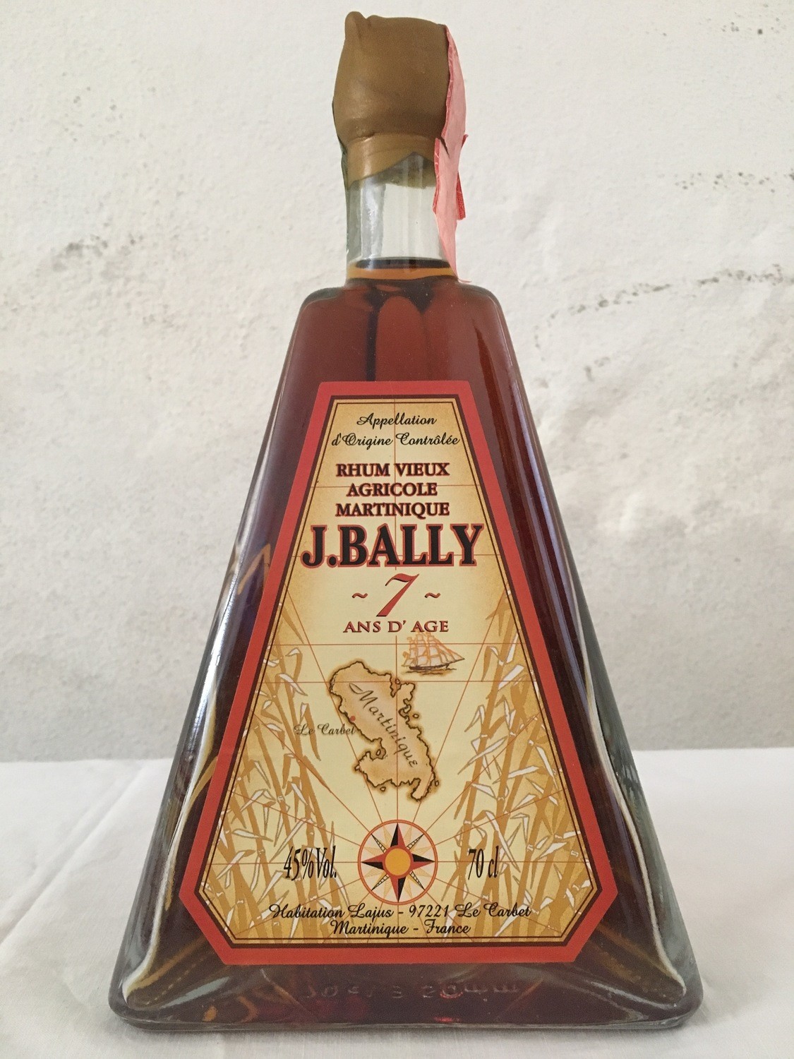 RUM VIEAUX AGRICOLE MARTINIQUE 7 YO - J. BALLY