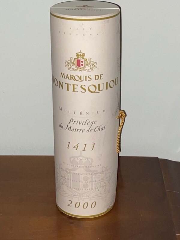 Marquis de Montesquiou Millenium Privilege du Maitre de Chai Fine Armagnac 2000