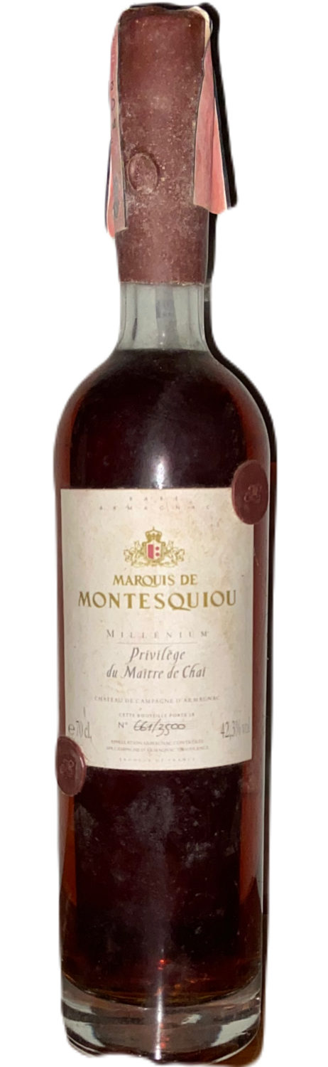 Marquis de Montesquiou Millenium Privilege du Maitre de Chai Fine Armagnac 2000