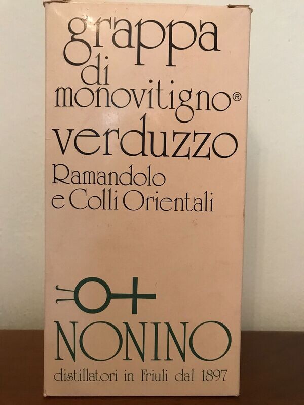 GRAPPA MONOVITIGNO VERDUZZO - NONINO