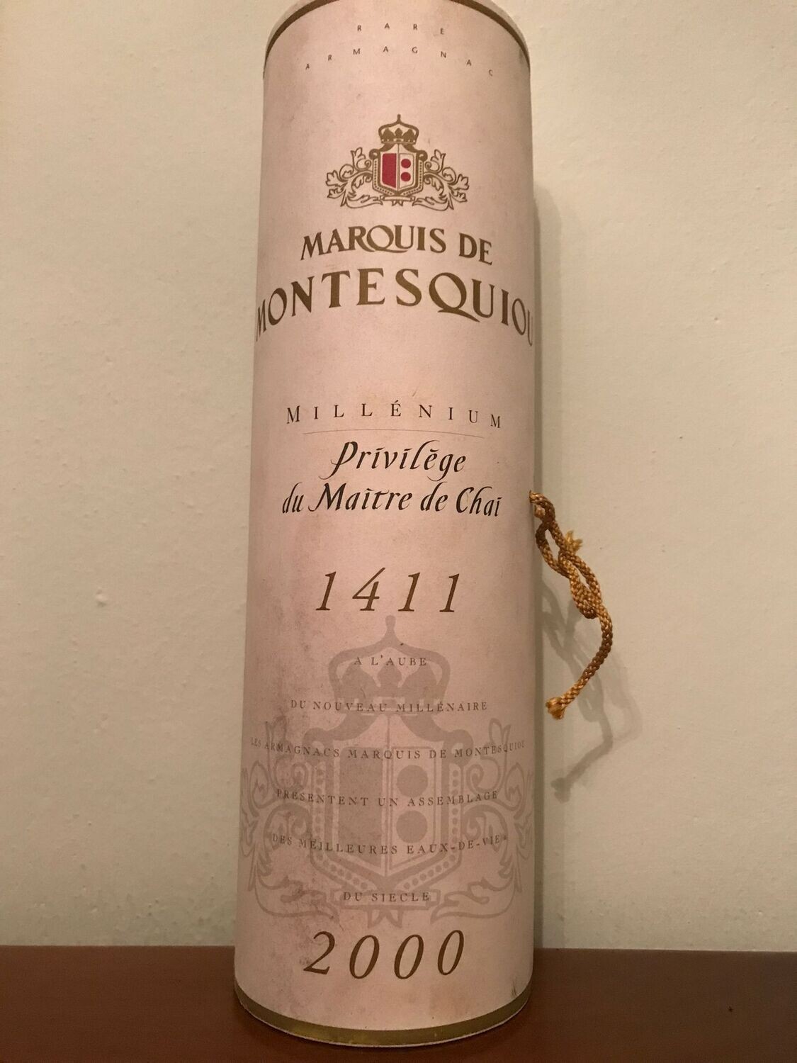 Marquis de Montesquiou Millenium Privilege du Maitre de Chai Fine Armagnac 2000