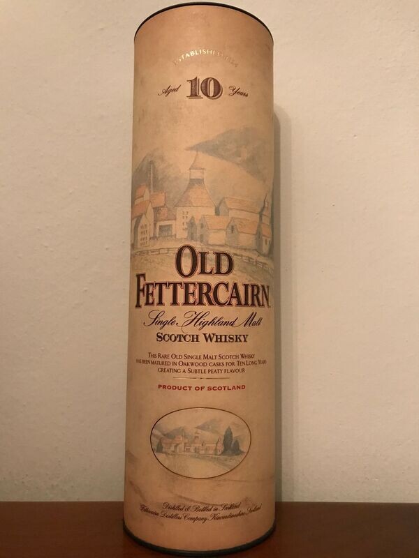 WHISKY OLD FETTERCAIRN 10 YO-SINGLE HIGHLAND MALT SCOTCH