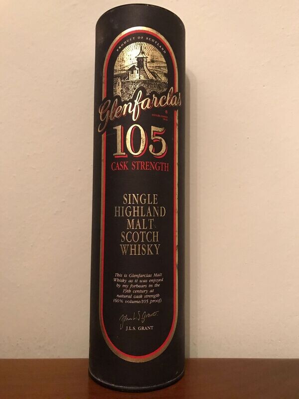 WHISKY GLENFARCLAS 105-CASK STRENGTH-SINGLE HIGHLAND MALT SCOTCH