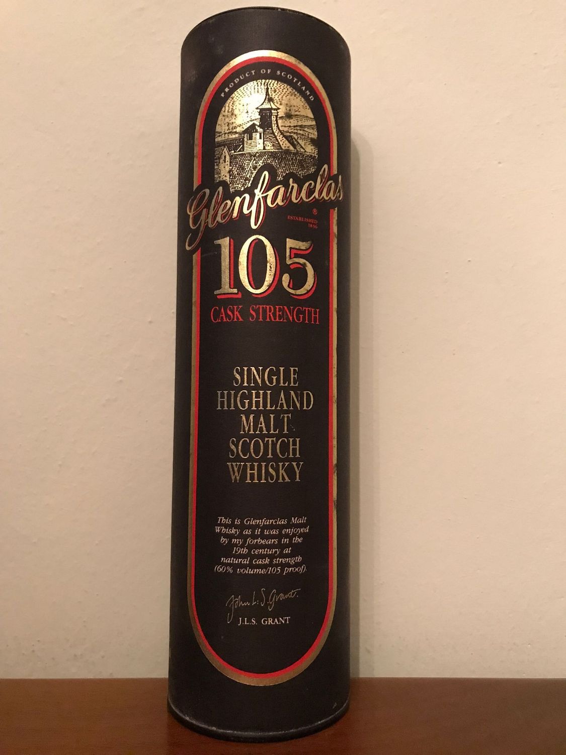 WHISKY GLENFARCLAS 105-CASK STRENGTH-SINGLE HIGHLAND MALT SCOTCH