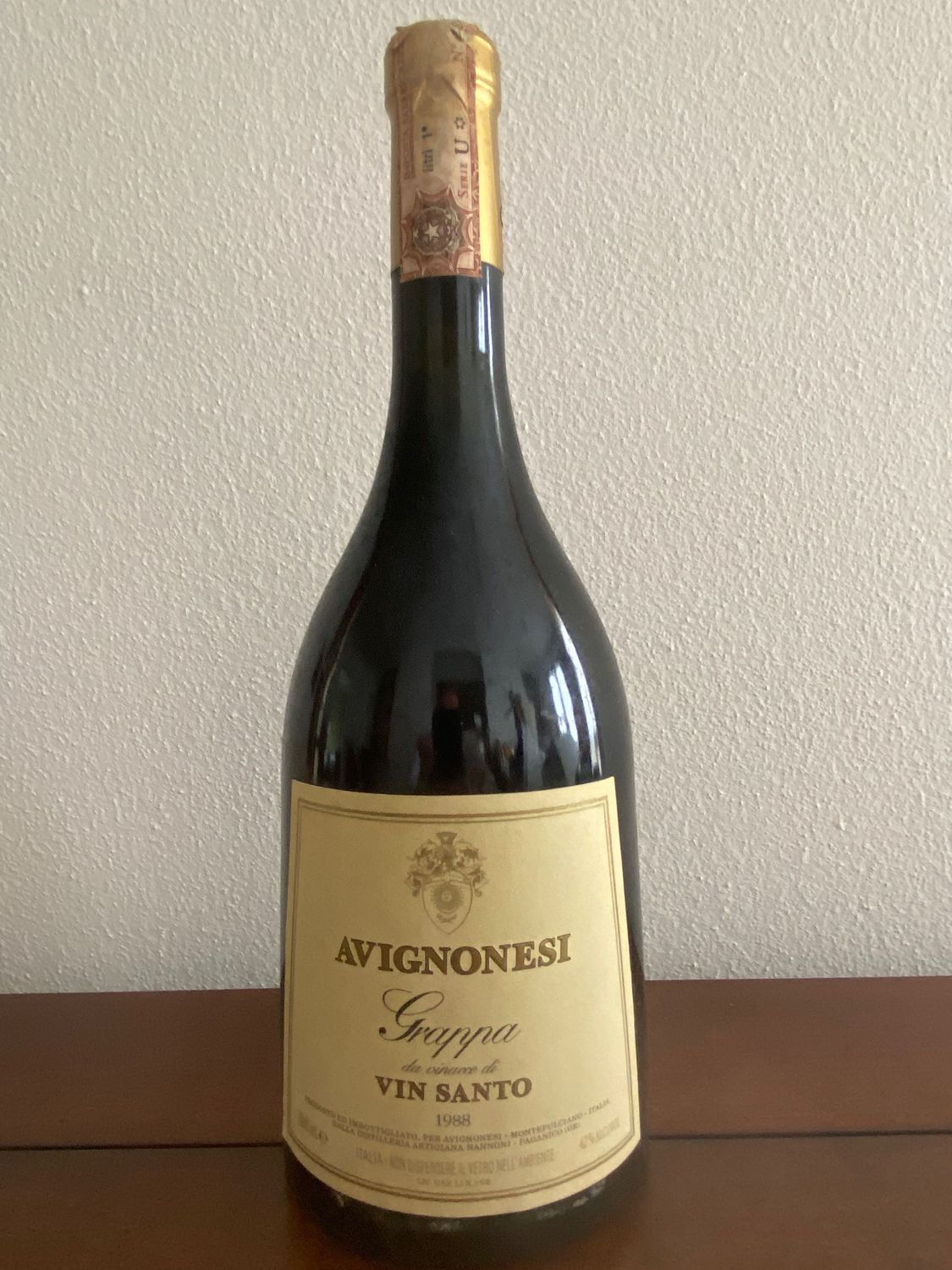 grappa vin santo avignonesi 1988