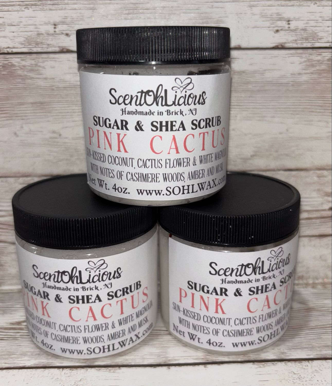Pink Cactus Body Scrub