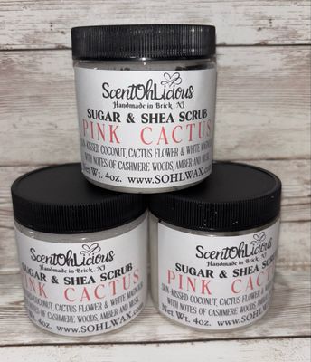Pink Cactus Body Scrub