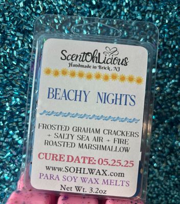 Beachy Nights Clamshell Wax Metl