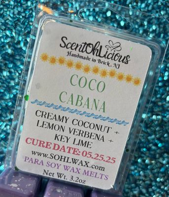 Coco Cabana Clamshell Wax Melt