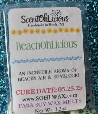 BeachOhLicious Clamshell Wax Melt