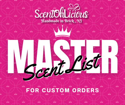 Master Scent List (Work in progress....)