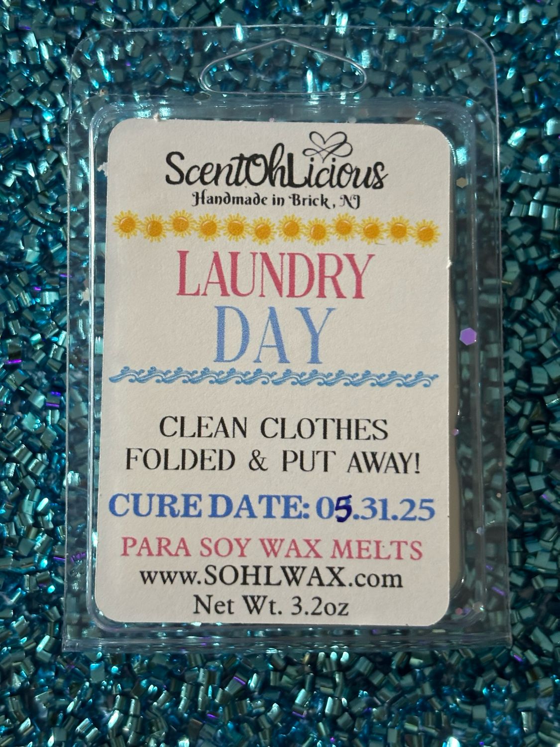 Laundry Day Clamshell Wax Melt