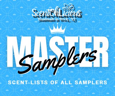 Master SAMPLER Scent List
