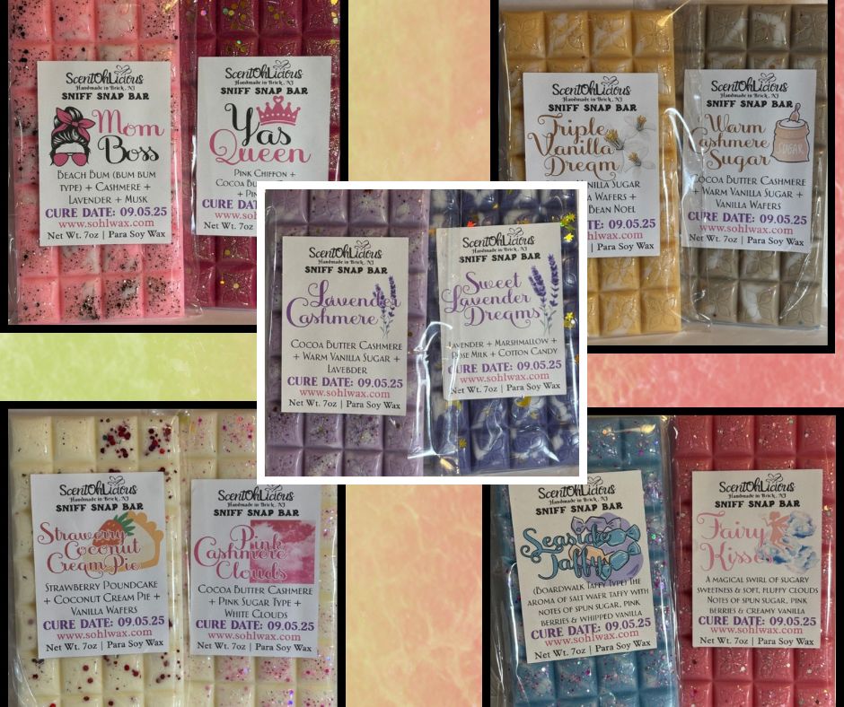 Custom Order Sniff Snap Bars