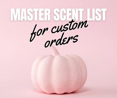Master Scent List (Work in progress....)