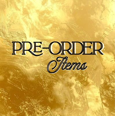 Pre-Order Items