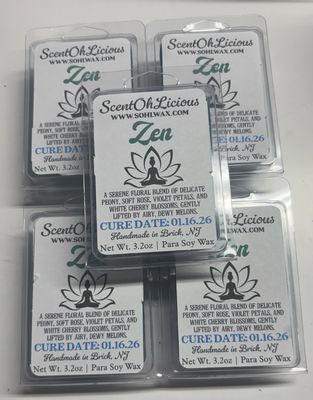 5 Pack Clamshell Wax Melts