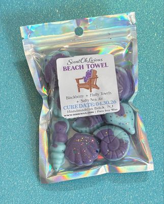 🏖️ Beach Towel Wax Melt Shapes