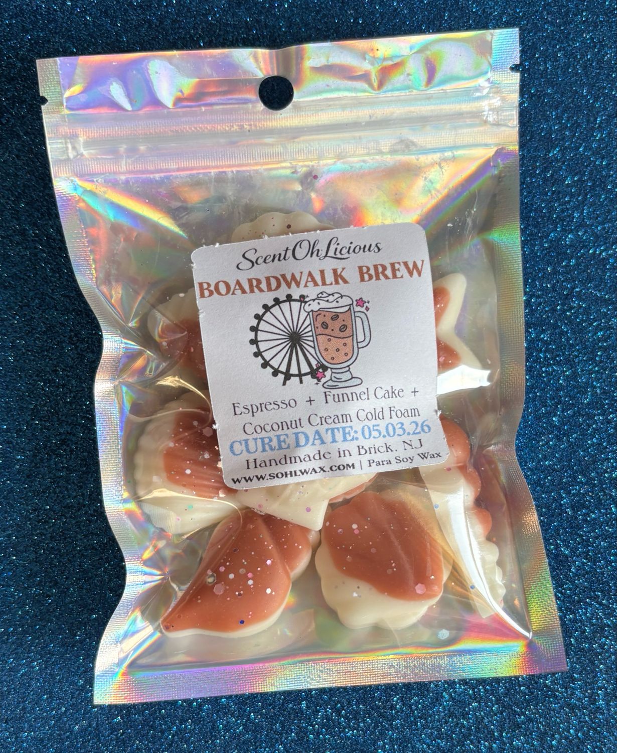 ☕️ Boardwalk Brew Wax Melt Shapes