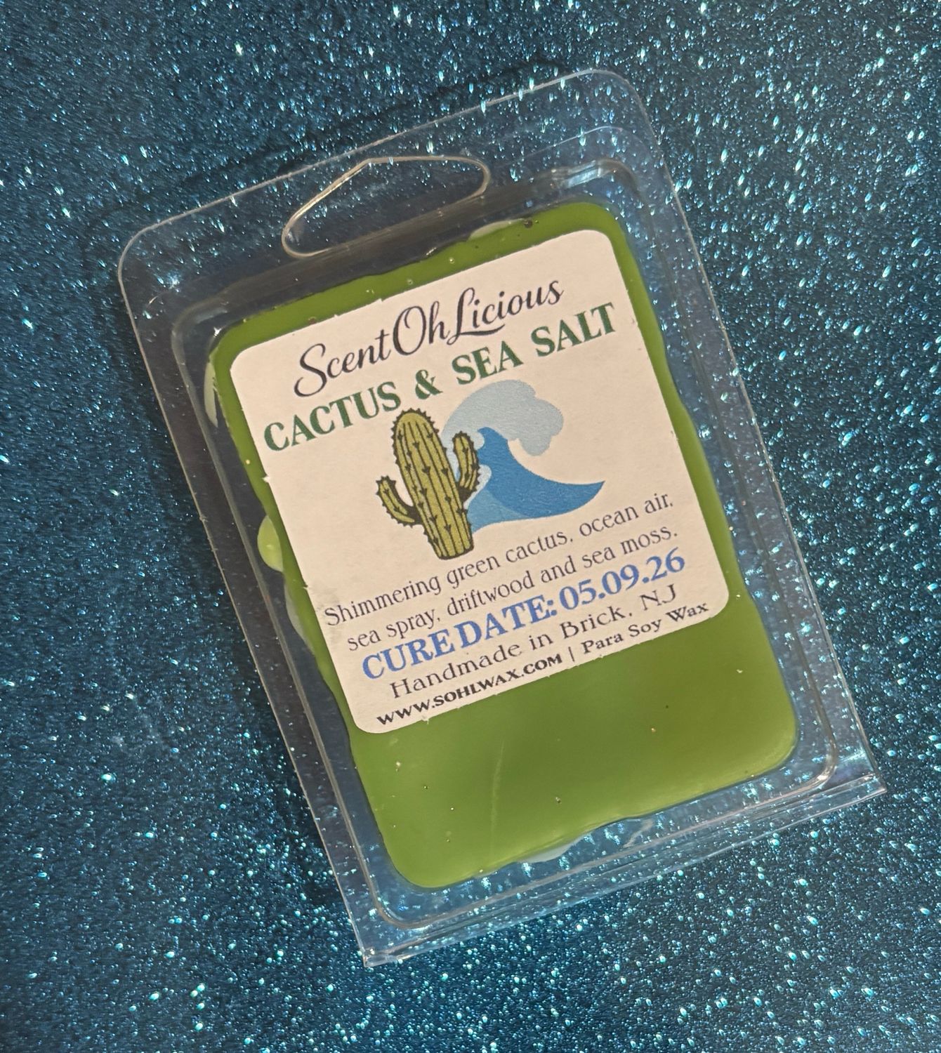 🌵 Cactus and Sea Salt Clamshell