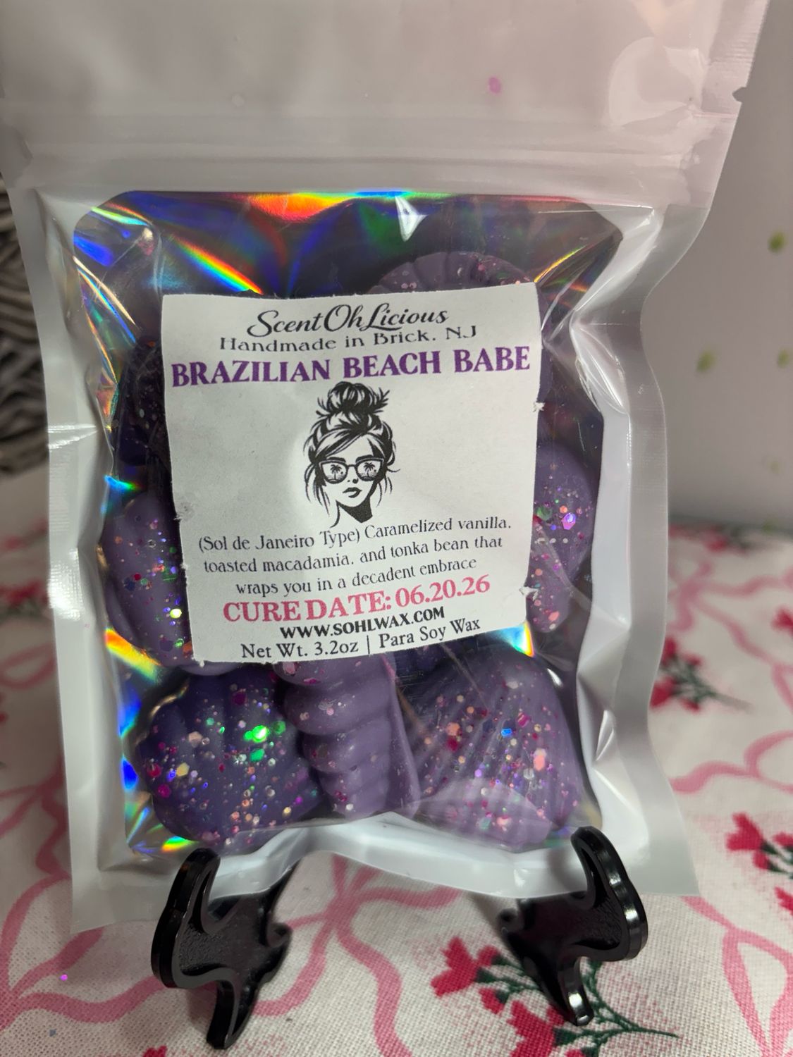 Brazilian Beach Babe Wax Melt Shapes