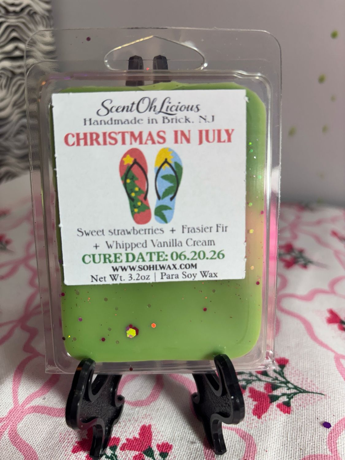 Christmas In July Clamshell Wax Melt