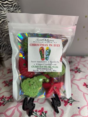 Christmas In July Wax Melt Shapes