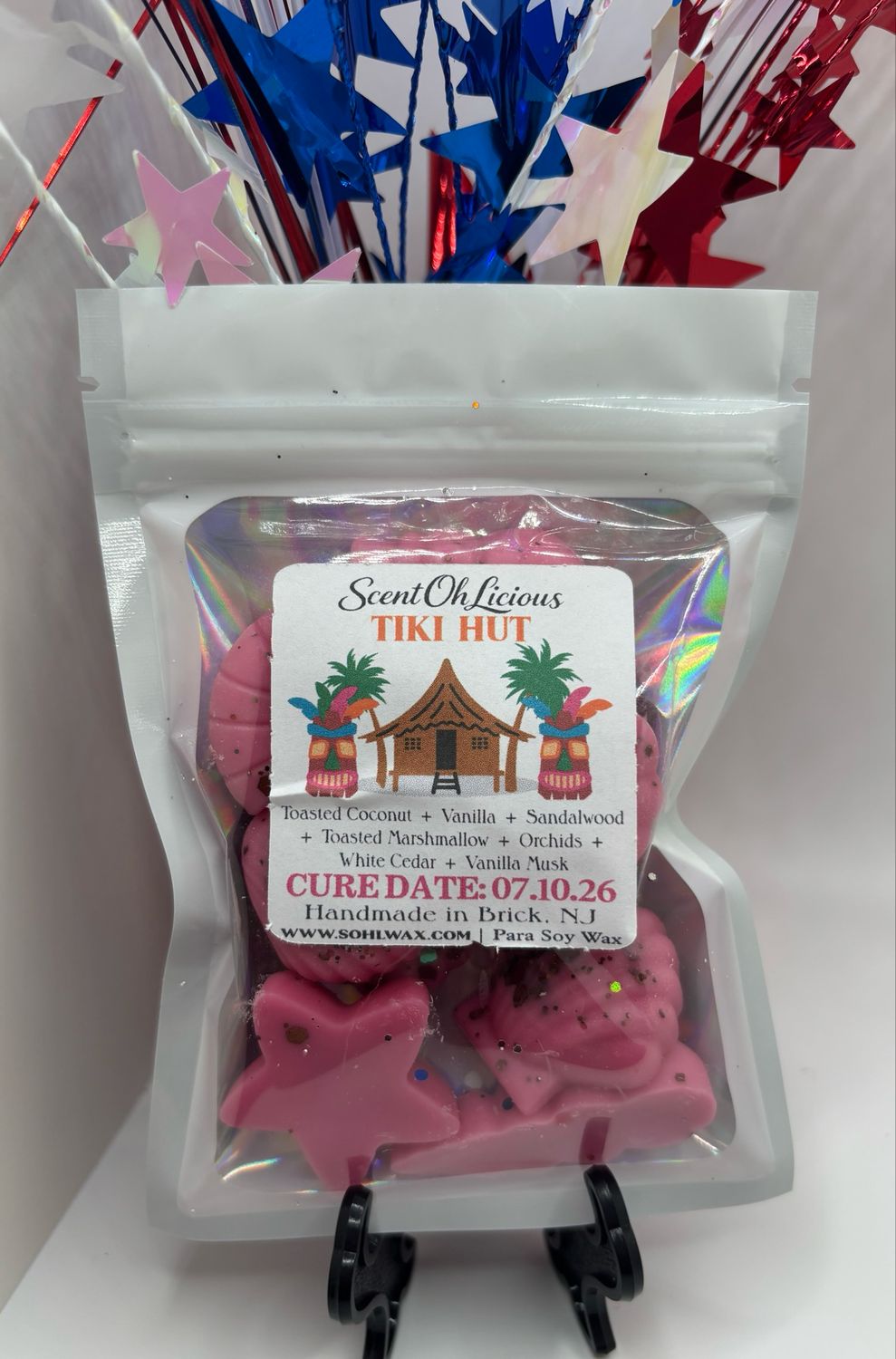 Tiki Hut Wax Melt Shapes