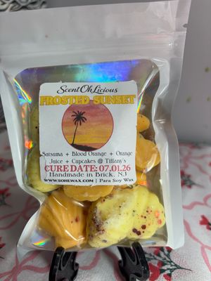 Frosted Sunset Wax Melt Shapes