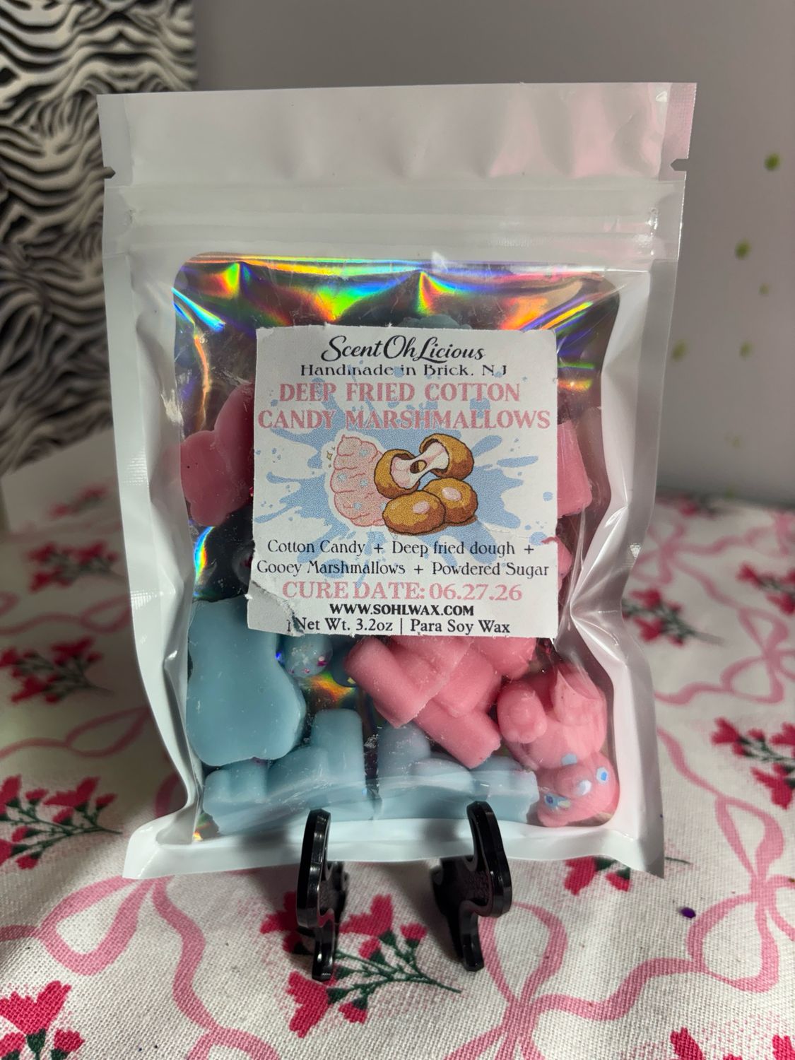 ​Deep Fried Cotton Candy Marshmallows Wax Melt Shapes
