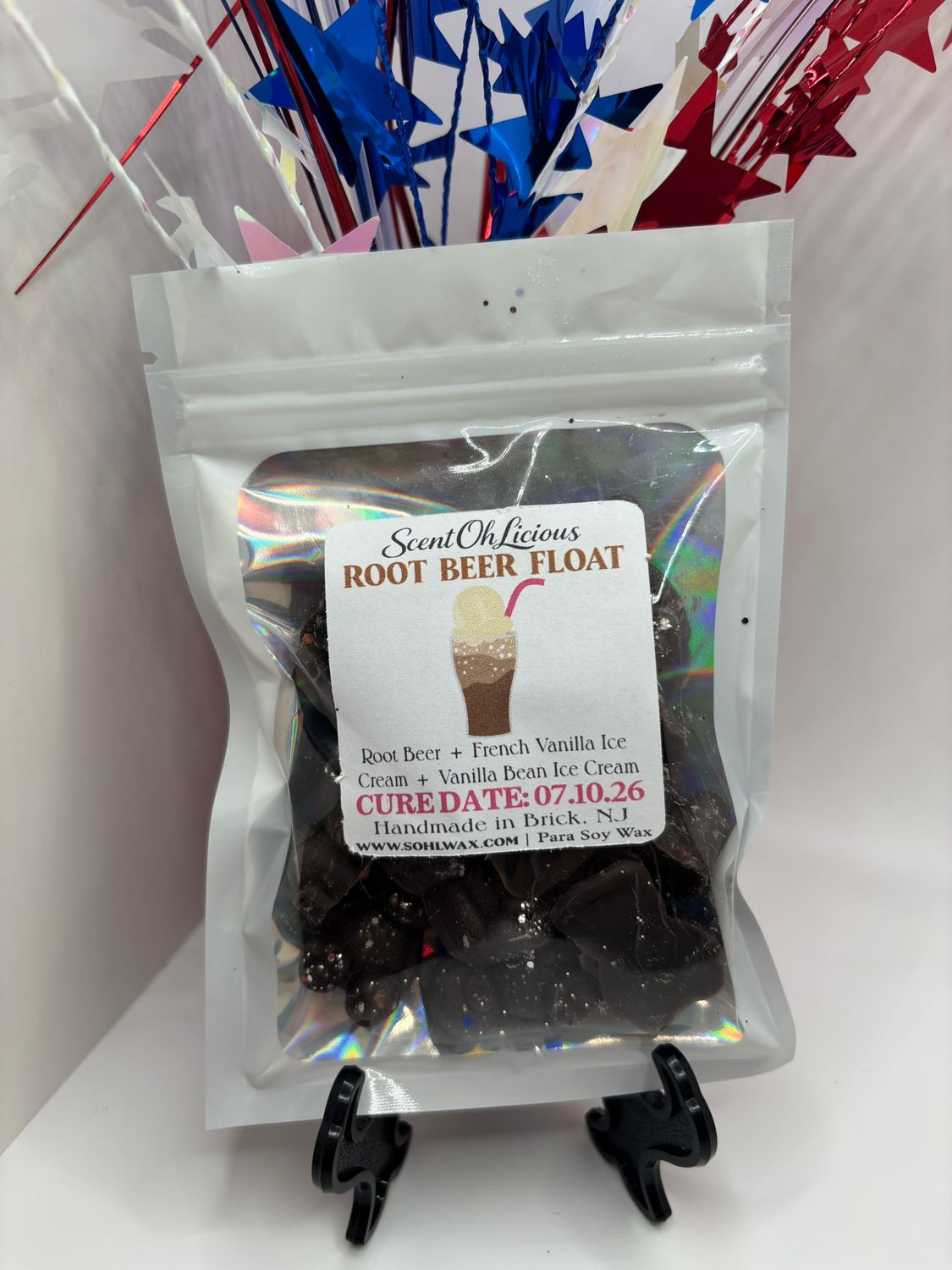 Root Beer Float Wax Melt Shapes