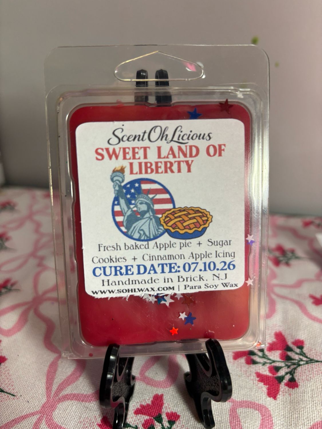 Sweet Land of Liberty Clamshell Wax Melt
