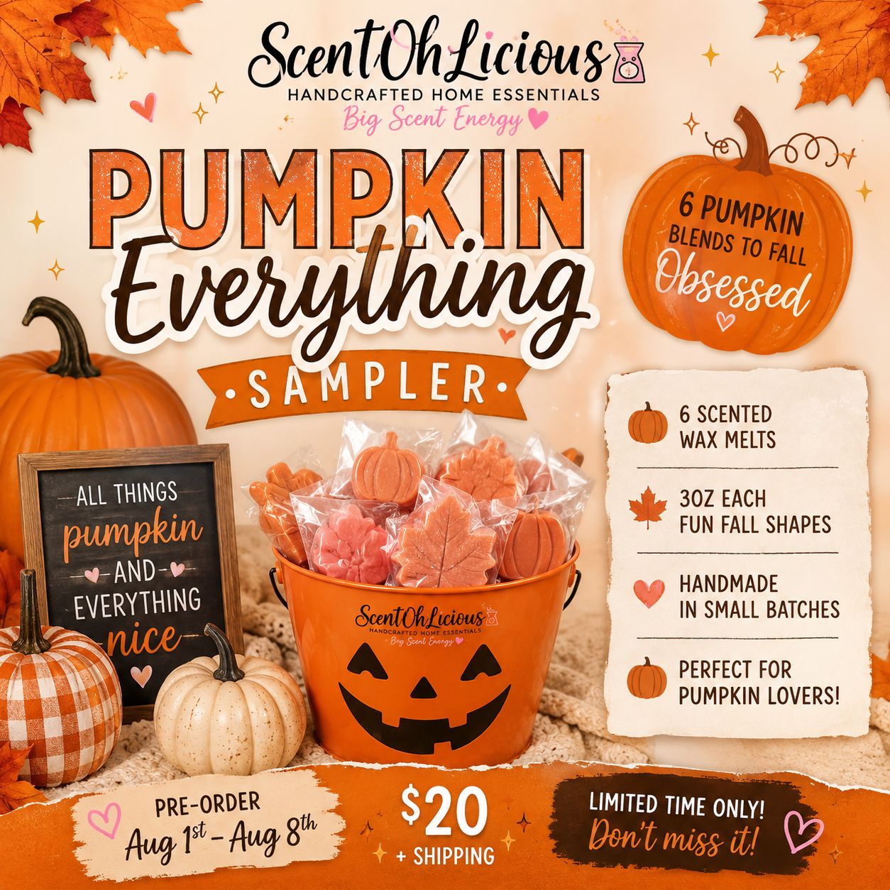 🎃 Pumpkin Everything Sampler