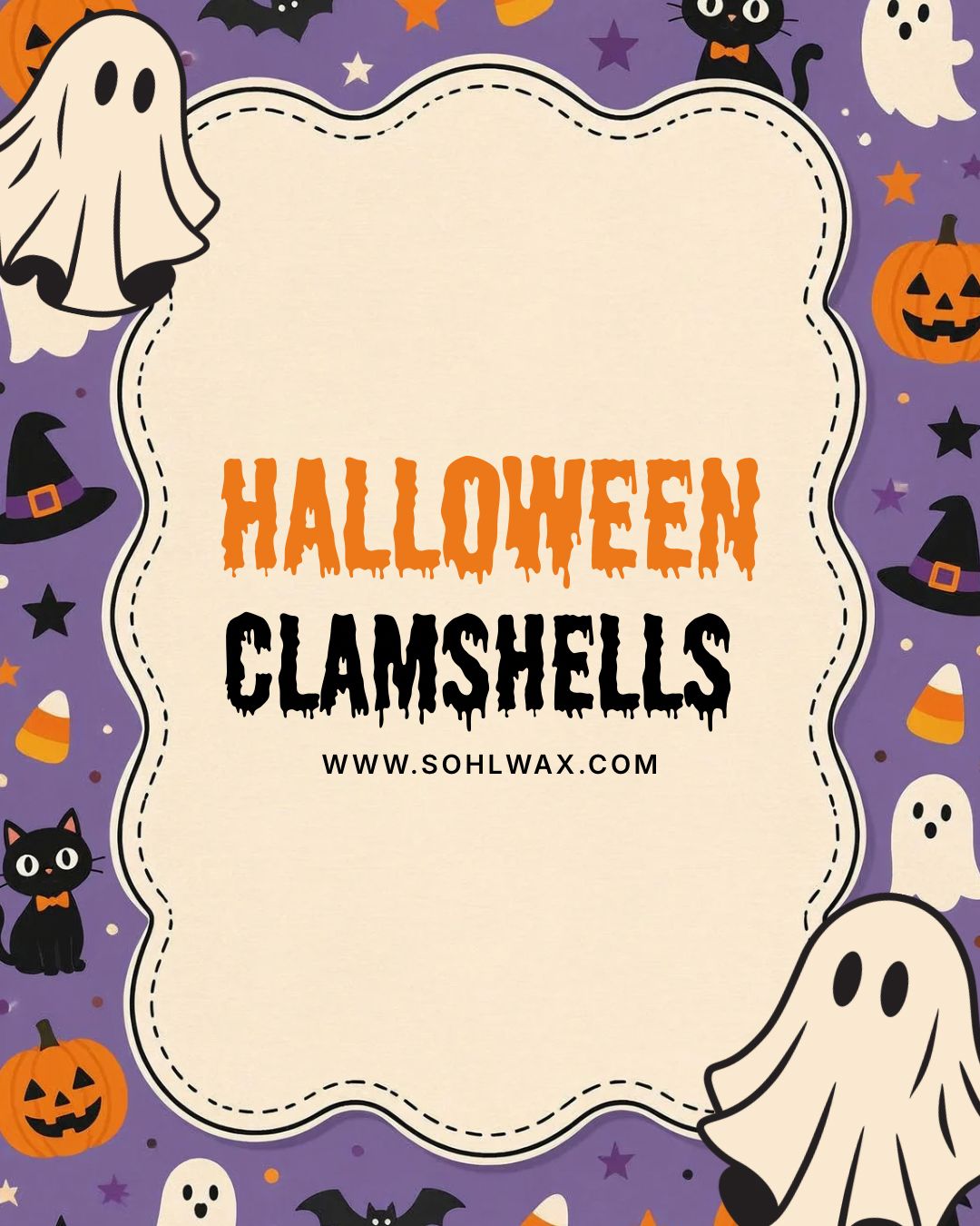 Halloween Clamshell Wax Melts