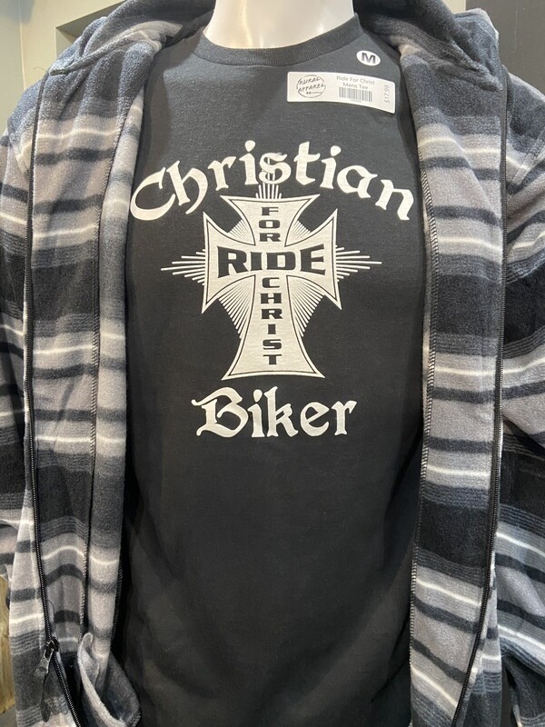Ride For Christ Tee- SM &amp; MD ONLY!