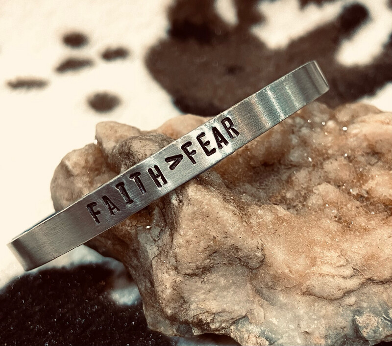 Faith &gt; Fear SM Cuff