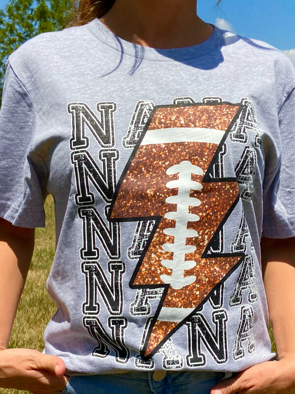 Football Nana Lightning Tee
