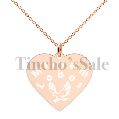 Collar disco, corazón, hexágono, barra, pulsera y aros grabado de plata y oro